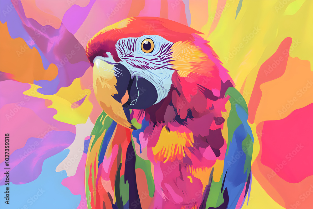 Obraz premium blue and yellow macaw