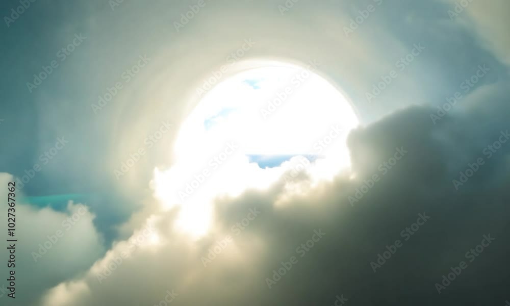 tunnel nuages