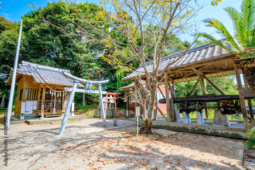 初秋の回天神社 大分県日出町 Kaiten Shrine in early autumn. Ooita Pref, Hiji town. 初秋の回天神社 大分県日出町 Kaiten Shrine in early autumn. Ooita Pref, Hiji town.