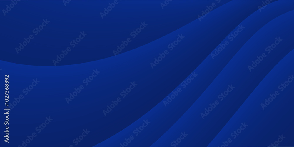 Abstract technology blue background with 3d concept. abstract particles blue wave background banner. Abstract blue wave shape with futuristic concept