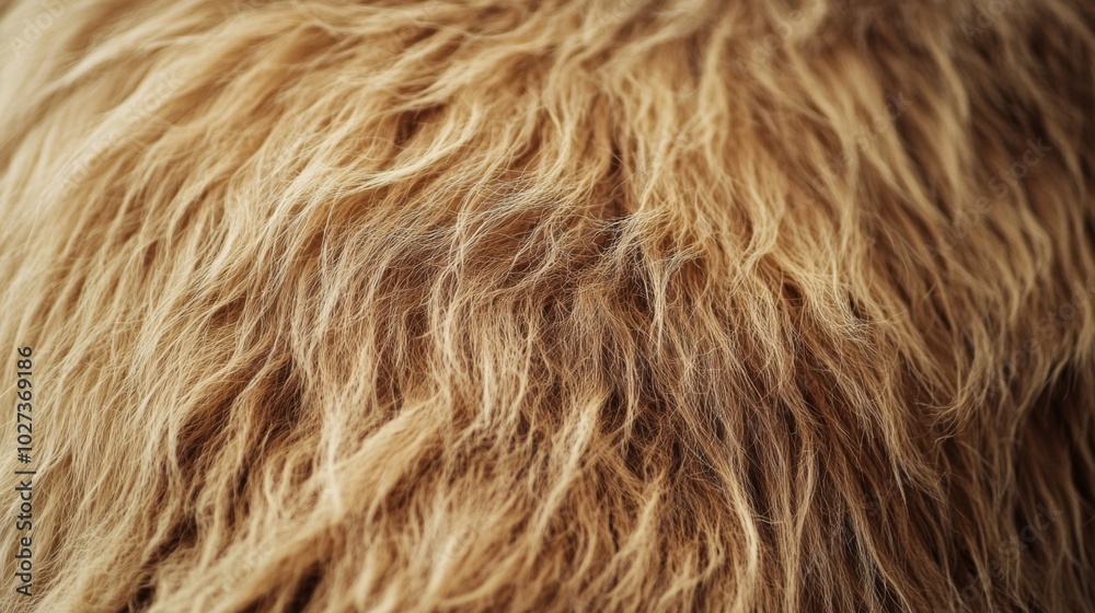 Close-up Texture of Light Brown Fur Close-up Texture of Light Brown Fur