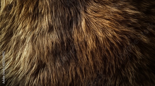 Close-up Texture of Brown Animal Fur