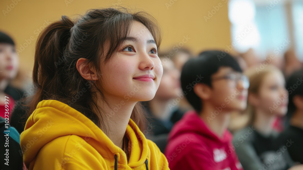 Fototapeta premium International Students' Day. the younger generation. students