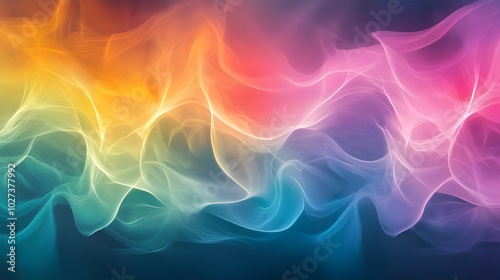 Abstract waves colorful background