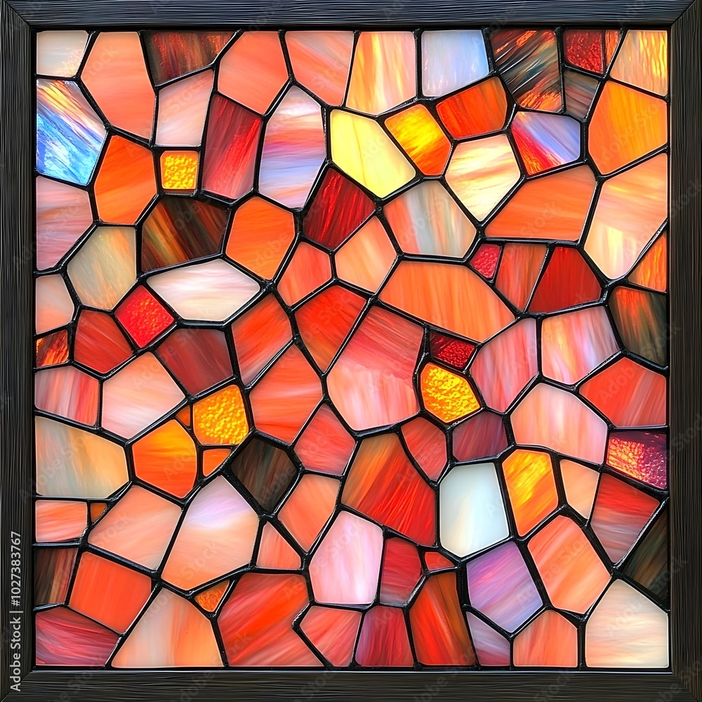 Geometric honeycomb tiles in an abstract design with a seamless texture and vibrant colors for a stylish wallpaper backdrop Geometric honeycomb tiles in an abstract design with a seamless texture and vibrant colors for a stylish wallpaper backdrop
