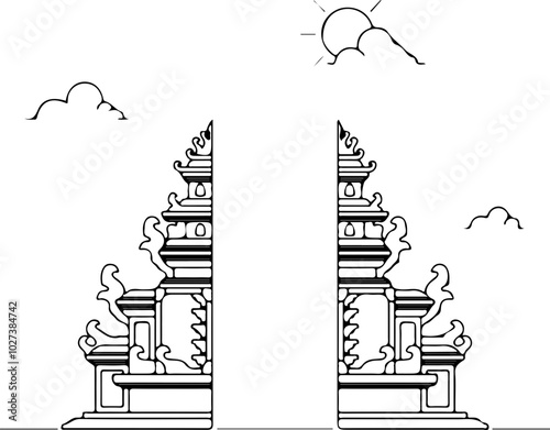 Balinese temple