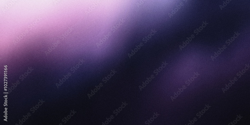Obraz premium Gradient background with coal black and pale lavender tones, featuring flowing radial gradients and a delicate, dreamy blur , noise texture effect