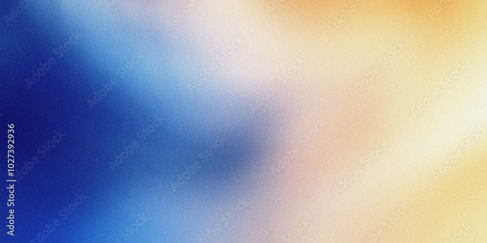 Gradient background with cobalt blue and warm sand tones, with flowing radial gradients and a soft, elegant blur, noise texture effect Gradient background with cobalt blue and warm sand tones, with flowing radial gradients and a soft, elegant blur, noise texture effect