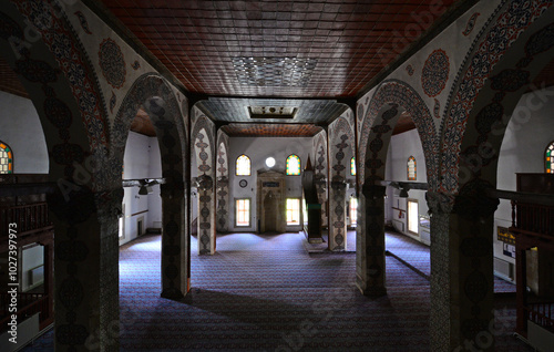 A view from the historic Grand Mosque in Tokat, Turkey