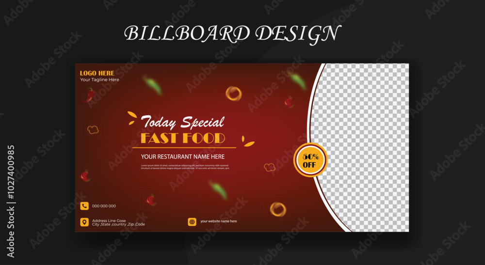 Obraz premium BILLBOARD