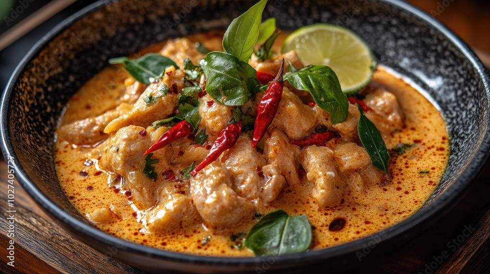 Creamy Panang Curry with Pork and Fresh Herbs Creamy Panang Curry with Pork and Fresh Herbs