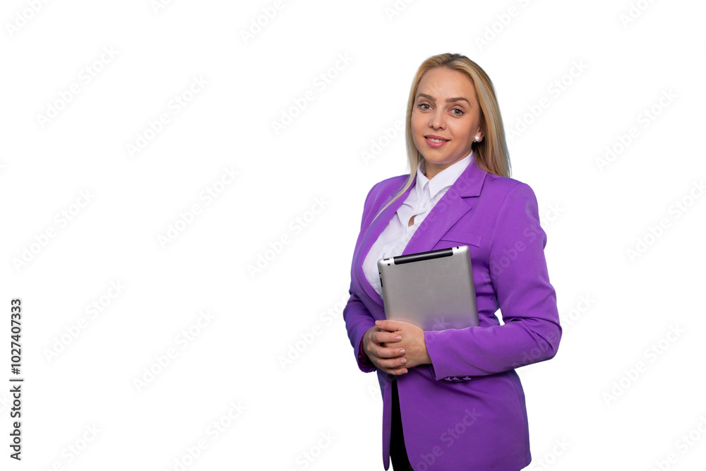 Portrait of a young businesswoman holding a tablet Portrait of a young businesswoman holding a tablet