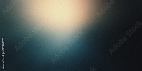 Gradient background with pitch black, muted ivory, and soft blue tones, with gentle radial gradients and a subtle, graceful blur , noise texture effect