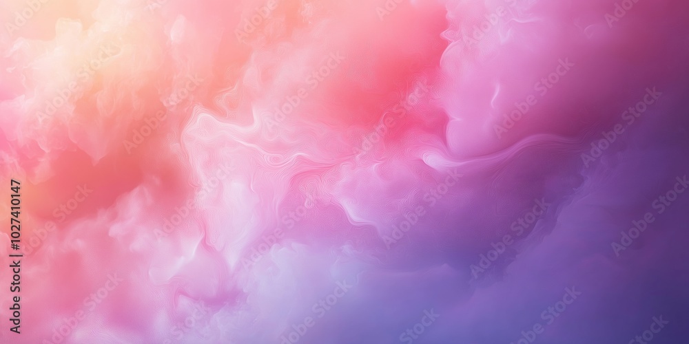 Fototapeta premium A colorful, abstract background with a pink and purple hue. The background is filled with a lot of white and pink dots