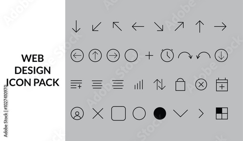clean minimalist web icons for UI/UX Designers and Web Design & Development