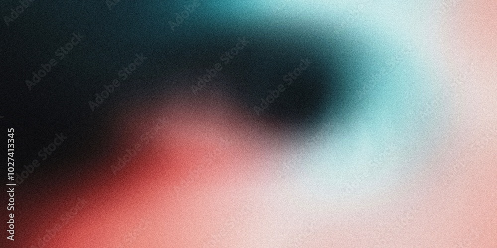 Gradient background with pure black, muted coral, and soft teal tones, with flowing radial gradients and a delicate, dreamy blur , noise texture effect Gradient background with pure black, muted coral, and soft teal tones, with flowing radial gradients and a delicate, dreamy blur , noise texture effect