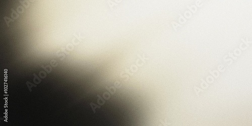 Gradient background with rich black and muted cream tones, featuring soft radial gradients and a light, serene blur, noise texture effect