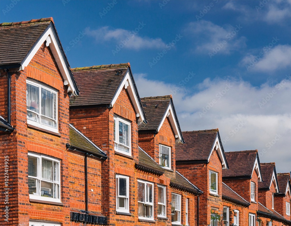 featuring beautiful detached houses in Manchester, England. With diverse architecture featuring beautiful detached houses in Manchester, England. With diverse architecture