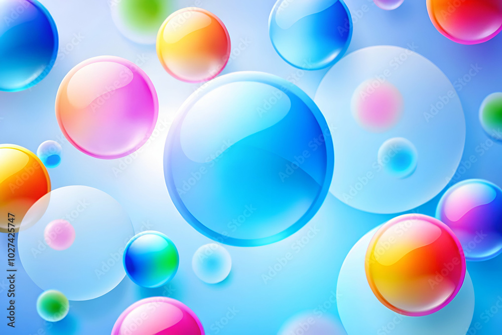 Abstract background with colorful soap bubble Abstract background with colorful soap bubble