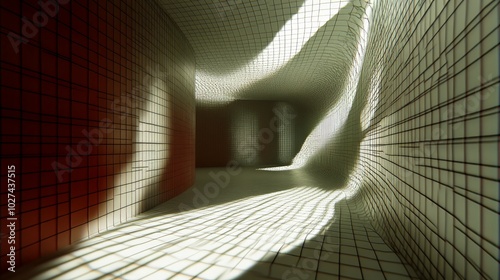 Architectural Abstraction: Geometric Shadows and Patterns