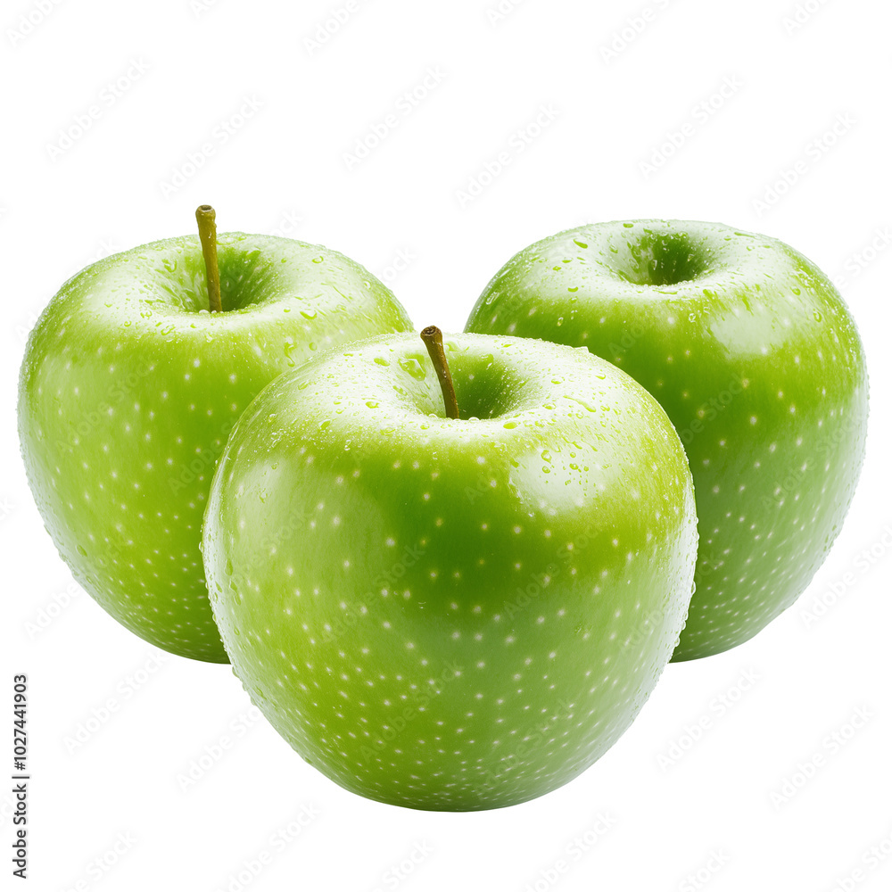 fresh green apple isolated for a transparent white background fresh green apple isolated for a transparent white background