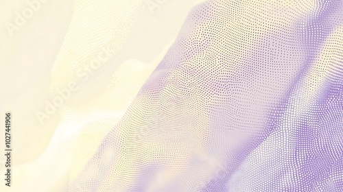 Abstract background with flowing purple and yellow lines.