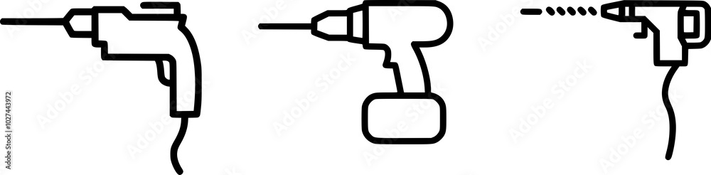 Cordless Drill, Impact Drill, Electric Nail Gun, Electric Drill, Screwdriver Drill Vector Set – Power Tools Collection with Power Drill, Battery-Powered Drill, Hammer Drill, Electric Screwdriver, Nail Cordless Drill, Impact Drill, Electric Nail Gun, Electric Drill, Screwdriver Drill Vector Set – Power Tools Collection with Power Drill, Battery-Powered Drill, Hammer Drill, Electric Screwdriver, Nail