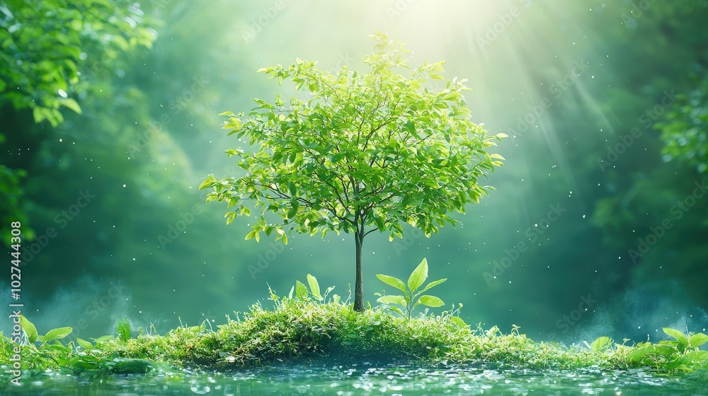 A close-up image of a tree in a lush rainforest, symbolizing the vitality and interconnectedness of life on our planet, with every living thing contributing to our world. A close-up image of a tree in a lush rainforest, symbolizing the vitality and interconnectedness of life on our planet, with every living thing contributing to our world.