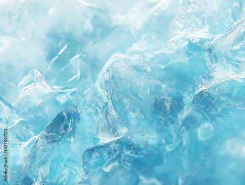 Glacier Ultra Cool 4K Textured Ice: Experience the Chilling Beauty of Frozen Landscapes