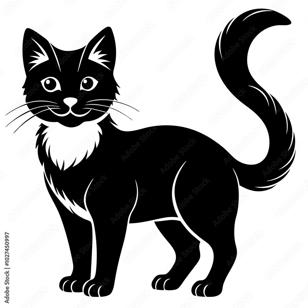 black and white cat black and white cat