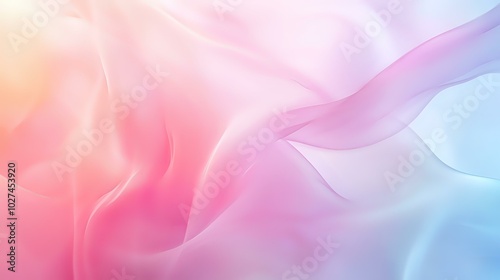 Abstract background with soft, pastel colors and smooth gradients, giving off a calming, serene atmosphere