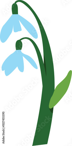 Flat design Flower Illustration Vector