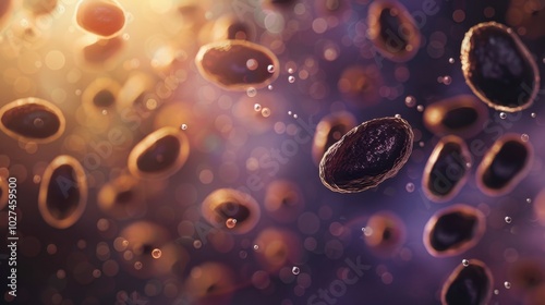 Neisseria meningitidis: This gram-negative, coffee bean-shaped bacterium can lead to meningitis and septicemia, spreading through respiratory droplets.
 photo