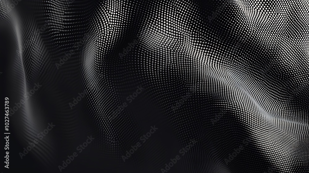 Abstract black and white patterned background with flowing lines. Abstract black and white patterned background with flowing lines.