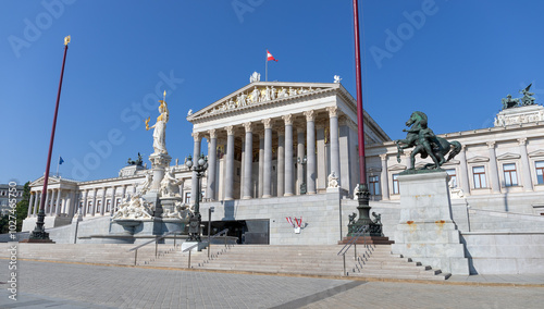 Photography Austrian Parliament Building, Vienna, Austria
