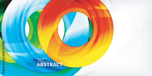 Circles, round elements, ring shapes premium background. Vector Illustration For Wallpaper, Banner, Background, Card, Book Illustration, landing page