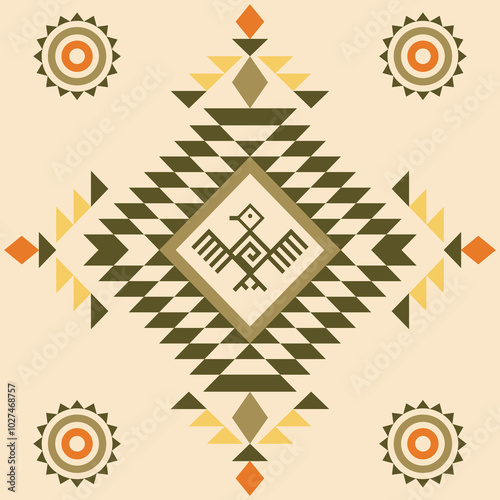 Tribal Navajo and Native pattern american tribal Southwest Aztec ornament pattern Navajo Aztec ethnic textile texture tribal aztec pattern navajo Native mexican fabric seamless vector for textile,deco