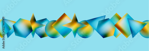 Fluid color geometric shapes abstract background. Vector Illustration For Wallpaper, Banner, Background, Card, Book Illustration, landing page