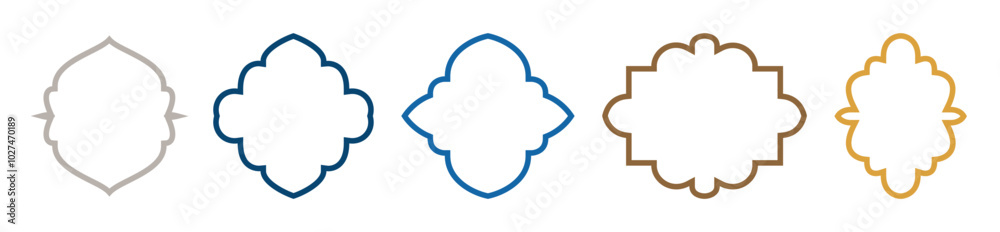 Islamic vector outline shape, Indian arch, Arab line frame, Ramadan ornament, Islam door or window, east icon isolated on transparent background. Oriental Moroccan vector illustration, social media Islamic vector outline shape, Indian arch, Arab line frame, Ramadan ornament, Islam door or window, east icon isolated on transparent background. Oriental Moroccan vector illustration, social media