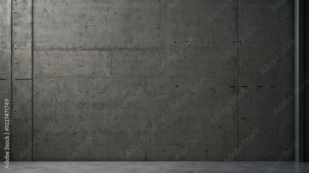 Concrete Wall, Stone, Texture, Texture, Cement, Gray, Gloomy, Industrial	