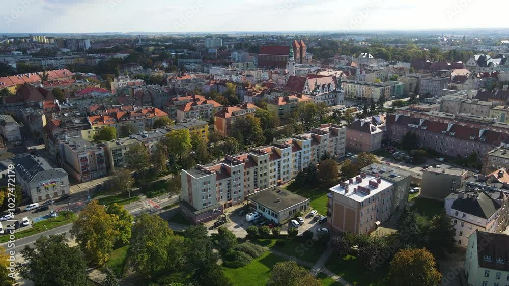 city architecture ancient european Brzeg Poland city architecture ancient european Brzeg Poland