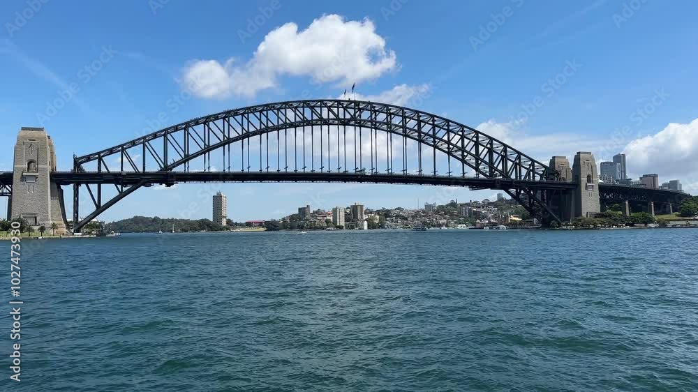 Sydney Harbour Bridge from the sea Sydney Harbour Bridge from the sea