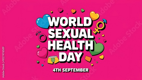 World Sexual Health Day Colorful Illustration for Educational Purposes Design