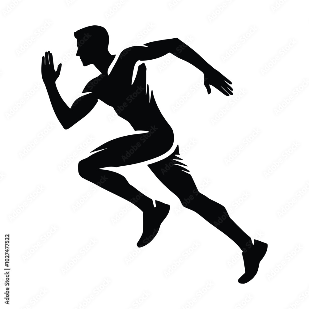 Running Silhouette Running Silhouette