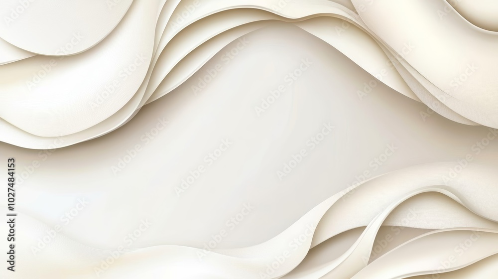 Obraz premium Abstract white background with smooth texture, modern design and presentation template minimalist aesthetic for endless creative possibilities