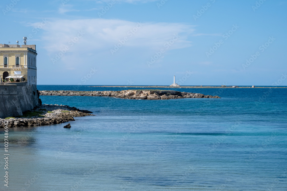 Ionian Sea coastline at Gallipoli in Italy Ionian Sea coastline at Gallipoli in Italy