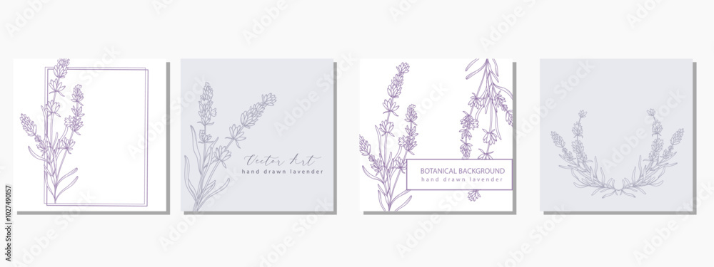 Lavender Line Art. Botanical Background trendy minimalist lavender. Hand drawn floral border background template. Floral Line Art Illustration. Lavender Border Outline. Luxury Line Floral Art. Lavender Line Art. Botanical Background trendy minimalist lavender. Hand drawn floral border background template. Floral Line Art Illustration. Lavender Border Outline. Luxury Line Floral Art.