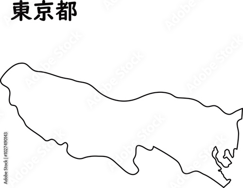 白地図　東京都