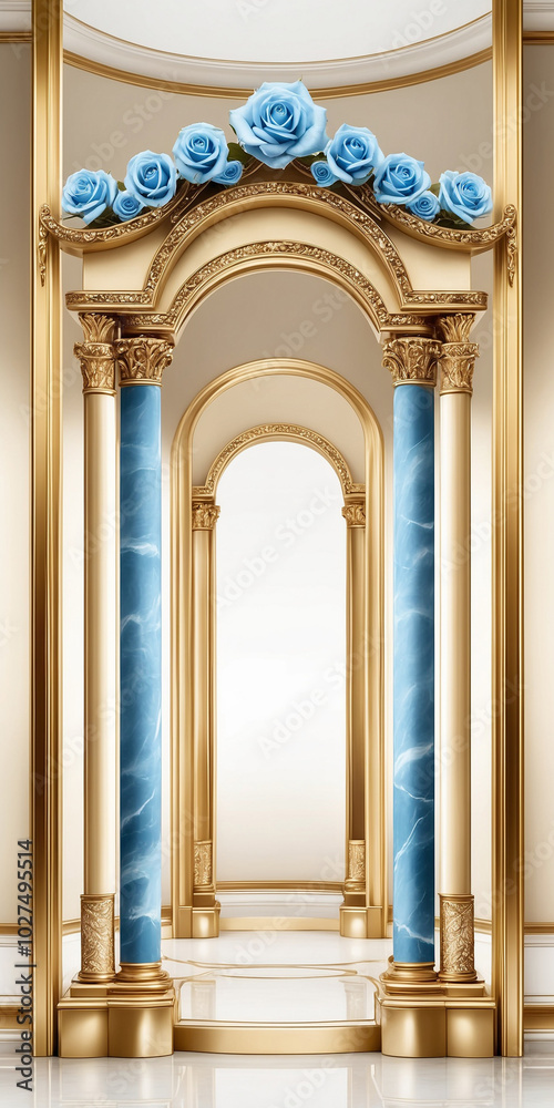Obraz premium detail of the royal palace country