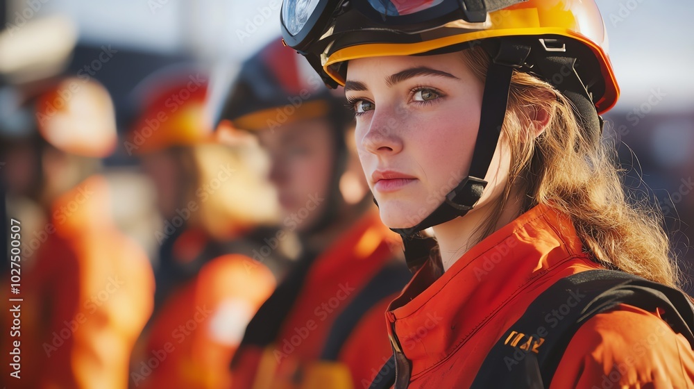 The bright uniforms create a sense of optimism and readiness for challenges. The bright uniforms create a sense of optimism and readiness for challenges.